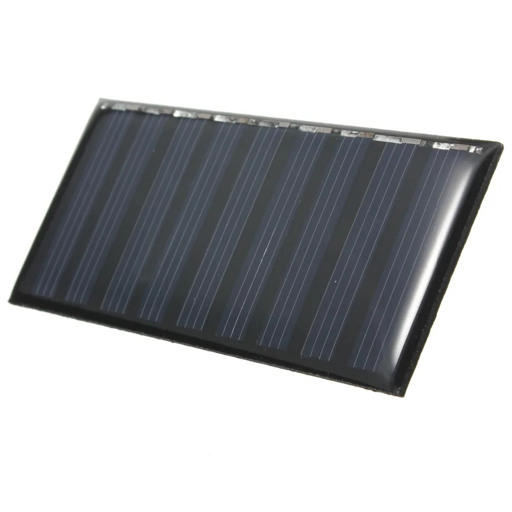 20 шт солнечные панели DIY 5 в 0,5 Вт 100 мАч поликристаллический кремний эпоксидный Мини-модели на батарейках для зарядки мобильных телефонов оптом