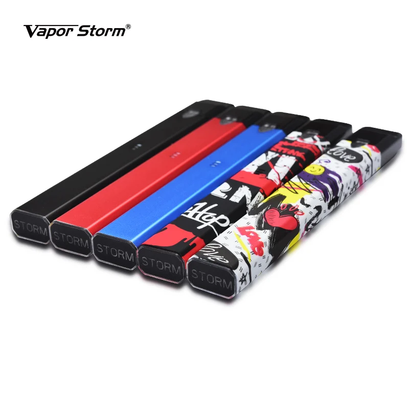 Vapor storm mini Pod Vape 1 8 мл картриджи Сменные 400 мАч электронные сигареты кальян Mod System vs