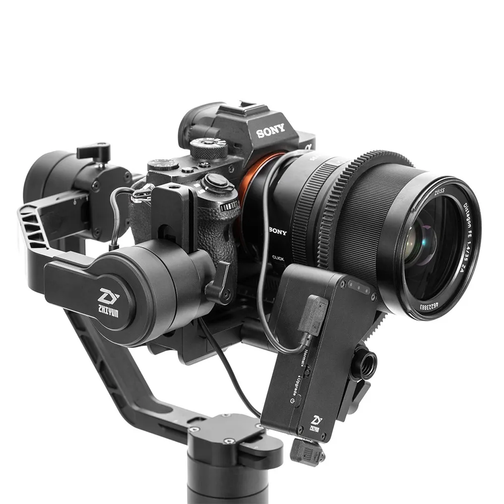 Zhiyun Crane 2 с непрерывным фокусом стабилизатор Gimbal для всех DSLR камер Canon 5D2/5D3/5D4 Nikon Z6 Z7