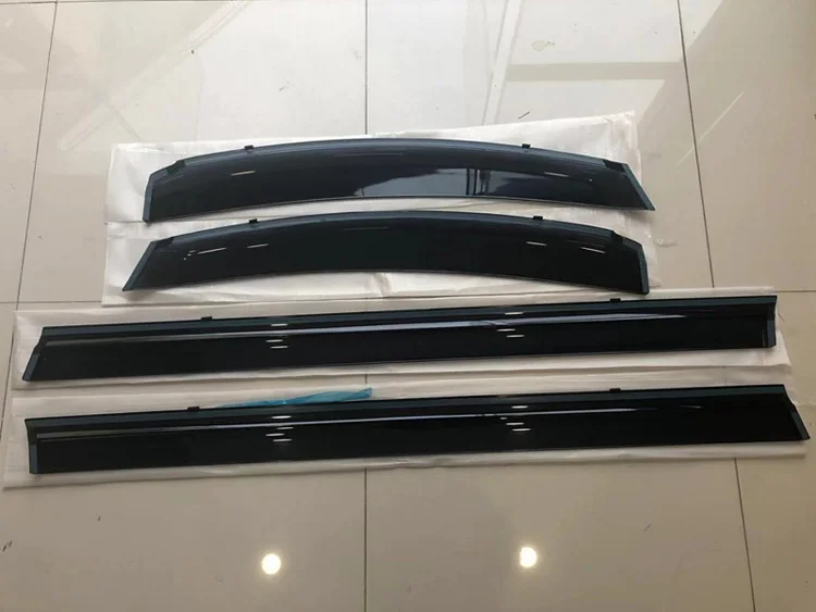 Для Toyota Alphard Vellfire 2011 2012 2013 пластиковый внешний козырек вентиляционные Шторы окно Защита от солнца и дождя дефлектор 4 шт