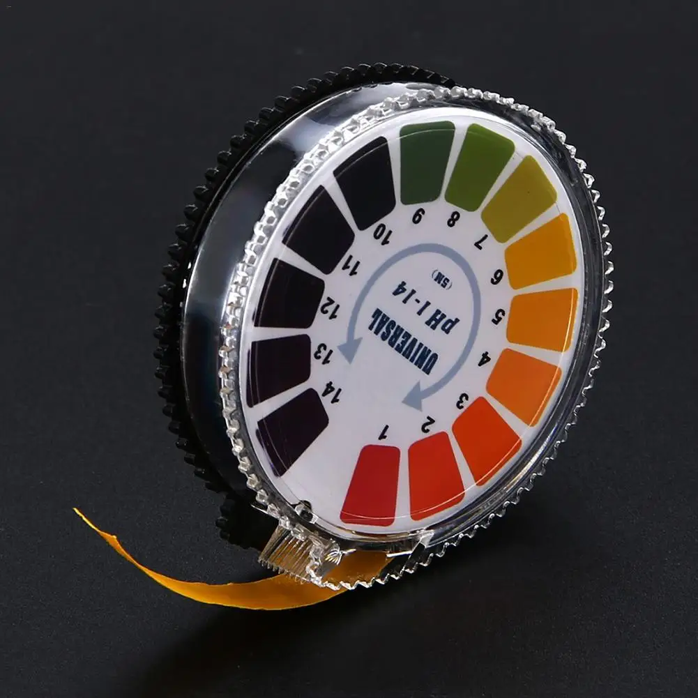 

5m 0-14 PH Alkaline Acid Indicator Meter Test Paper Roll For Water Urine Saliva Soil Litmus Accurate Testing Measuring Mayitr