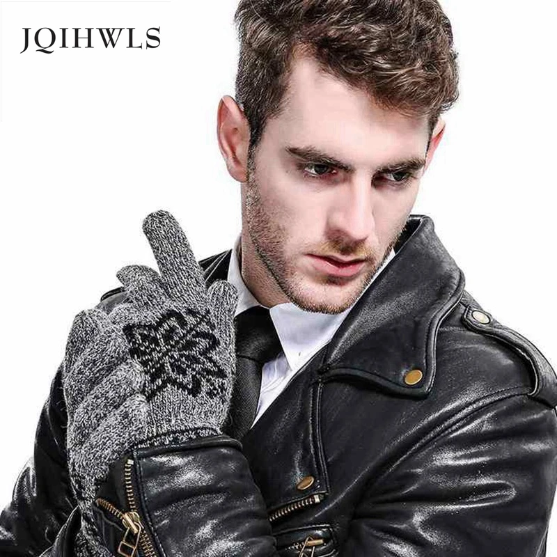 1 pair Fashion New Winter Warm Men's Gloves/Mittens Velvet Thermal