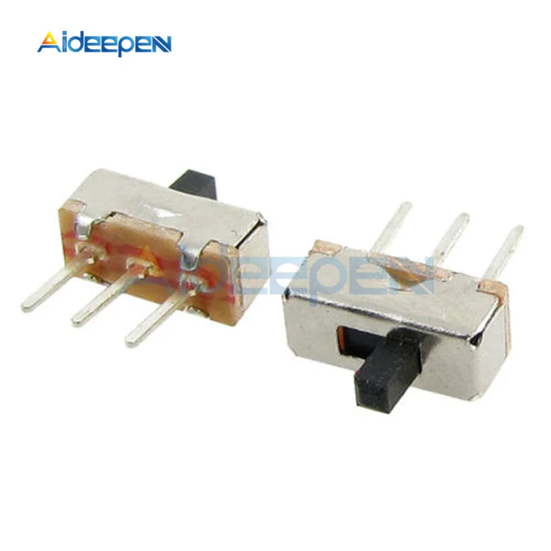 20 шт./лот SS12D00G3 тумблер 2 положения SPDT 1P2T 3 Pin PCB панель Мини Вертикальный скользящий переключатель DC 50 в 0.5A для DIY