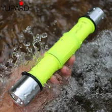 YUPARD XM-L2 светодиодный T6 для подводного плавания дайвинга Водонепроницаемый открытый заполняющий свет фонарик факел белый желтый свет двойной Дайвинг 80 м