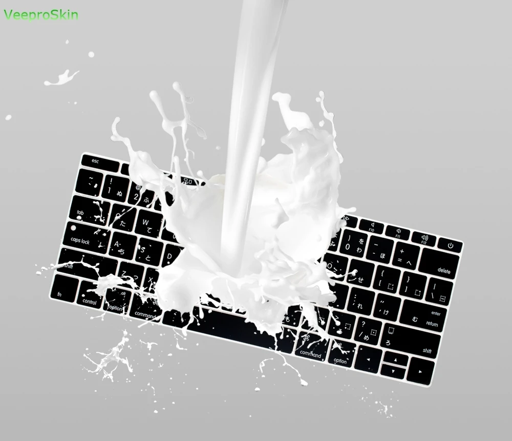 Японский силиконовый чехол для клавиатуры Macbook New Pro 13 дюймов A1708 (2016 дюйма без