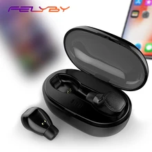 Explosion models noise reduction waterproof long standby in-ear business headset wireless Bluetooth headset