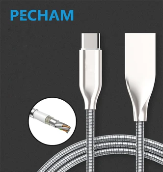 

Pecham TYPE C USB Cable Fast Data Sync Charging Metal USB Charger Cable For Xiaomi Mi5s mi 5s Mi5c Mi 5C Mi5 M5 Huawei P10
