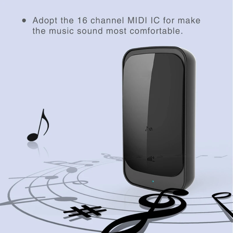 

Portable Waterproof Wireless Doorbell Kit Transmitter + Door Chime Modern Design Drop Shipping Support