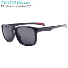 TendaGlasses Для мужчин Для женщин Пластик TR90 легкий квадратные поляризованные солнцезащитные очки вождения Оттенки для линз