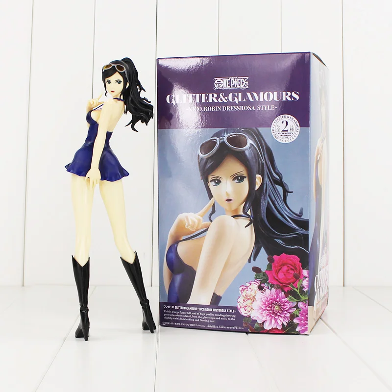 

New style 24cm One Piece Nico Robin Dressrosa PVC Action Figure Toy Collection Model Doll
