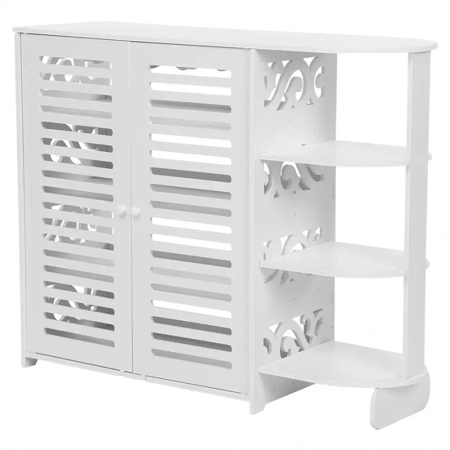 Best Promo White Wooden Shoe Cabinet Storage Rack Organizer