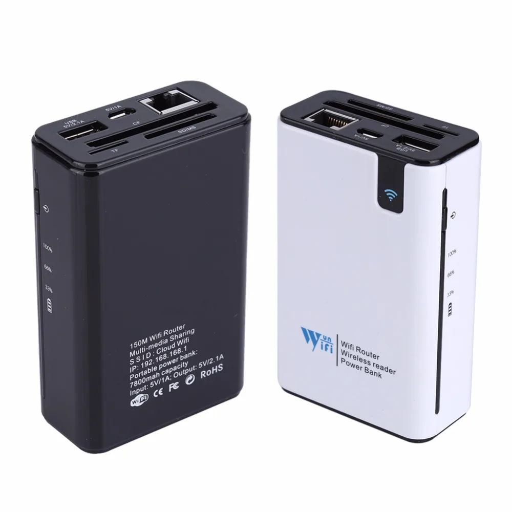 Prix pour Sans fil Lecteur de Carte USB Hub RJ45 Port 3G Hotspot WiFi routeur Externe Puissance Banque 7800 MAH pour N'importe Quel Smartphone Tablet PC ordinateur portable Prix pour Sans fil Lecteur de Carte USB Hub RJ45 Port 3G Hotspot WiFi routeur Externe Puissance Banque 7800 MAH pour N'importe Quel Smartphone Tablet PC ordinateur portable