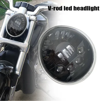 

BLACK 60W LED Headlight for Davidson Vrod V Rod V-ROD VRSC VRSCDX VRSCA 02-17
