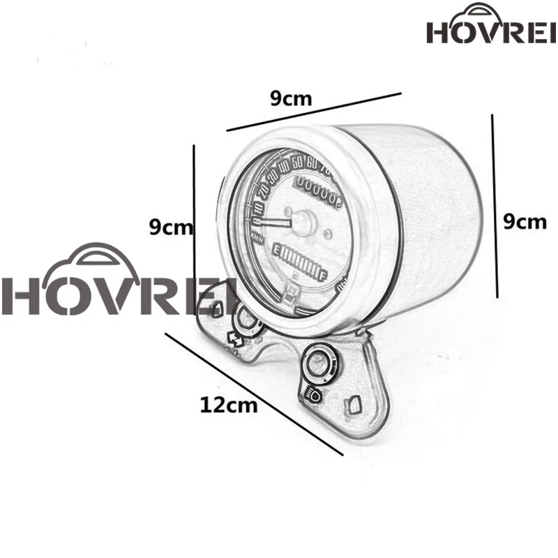 СВЕТОДИОДНЫЙ цифровой ретро мотоциклетный измеритель скорости с USB зарядным устройством для телефона одометр датчик скорости топлива световой индикатор поворота для CG125 GN125