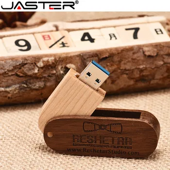

JASTER Custom logo Two-color wooden combination pen driver usb flash Memory USB 2.0 4GB/8GB/16GB/32GB/64GB USB flash drive