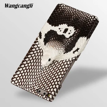 

wangcangli Brand genuine snake skin phone case For Smartisan NutPro phone back cover protective case leather phone case