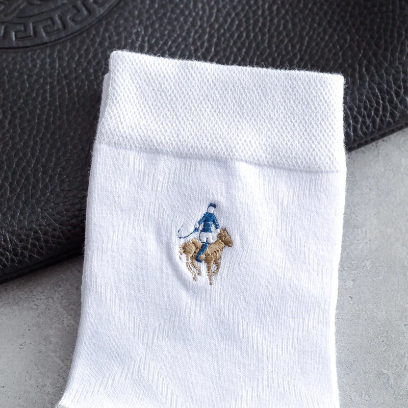 5 пар/лот PIER POLO, высококачественные модные брендовые повседневные хлопковые носки, мужские носки с вышивкой в деловом стиле, от производителя