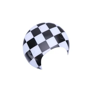 Юнион Джек Тахометр крышка наклейка для mini cooper R55 R56 R60 R61 R58 R59 земляк Clubman интерьерная наклейка s Чехол - Название цвета: checker