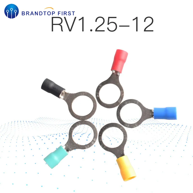 

RV1.25-12 Ring Insulated Wire Connector Electrical Crimp Terminal