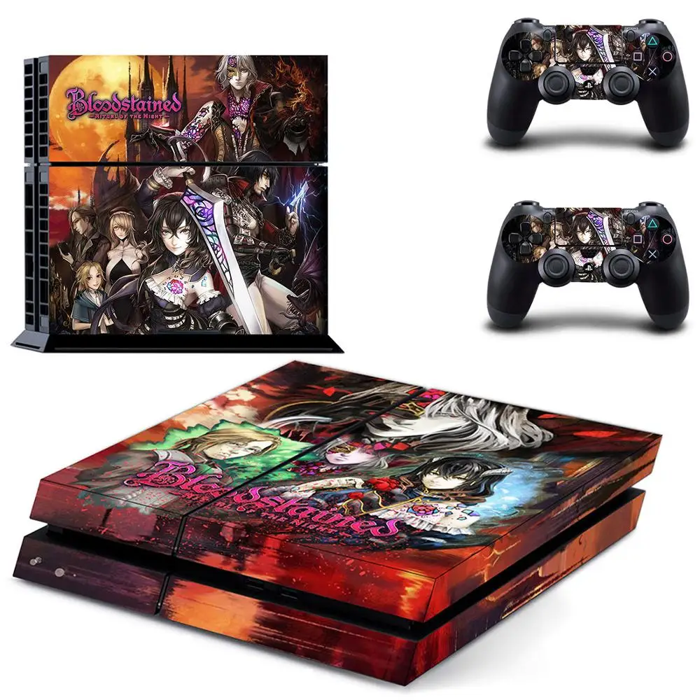 Bloodstained Ritual Of The Night Ps4 Skin Sticker Decal For Sony Playstation 4 Console And 2 Controller Skin Ps4 Sticker Vinyl Consoleskins Co