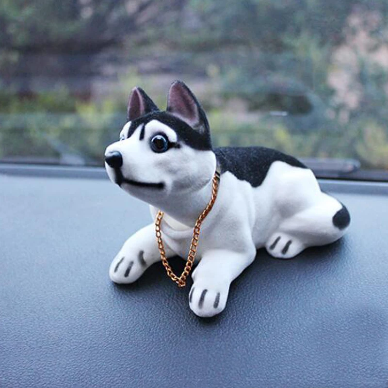 

Shaking Head Dog Ornaments Resin Craft Cute Dog Model in the Car Decoration Ornaments for Interior Accessories
