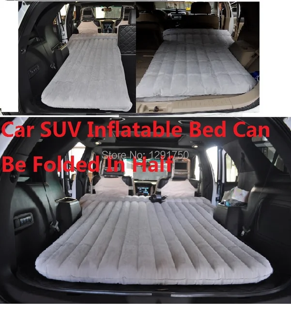 Buy Car SUV travel bed inflatable mattress Fold in