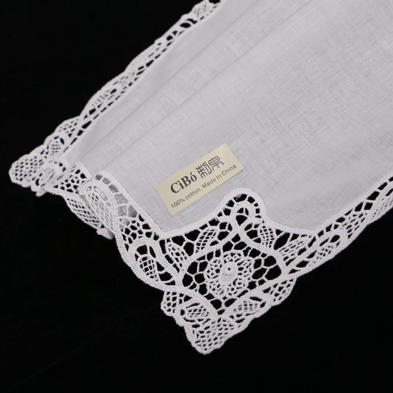 Lace handkerchiefs wedding Clearance