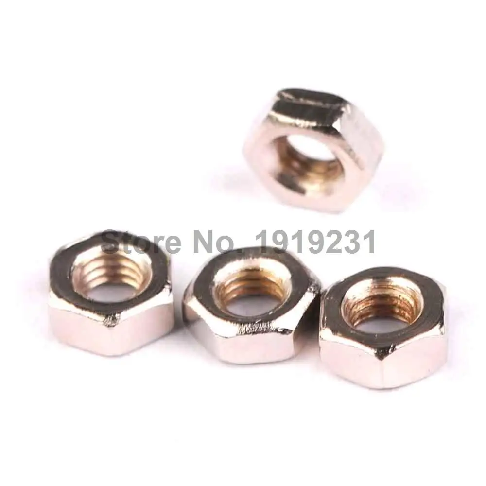 

100PCS M3 Nuts M3 Stud Nuts Hex Nuts