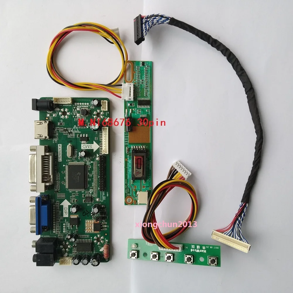 VGA DVI Audio Lcd Driver Controller Board For LP140WH2-TLA1 LP133WH2-TLA2