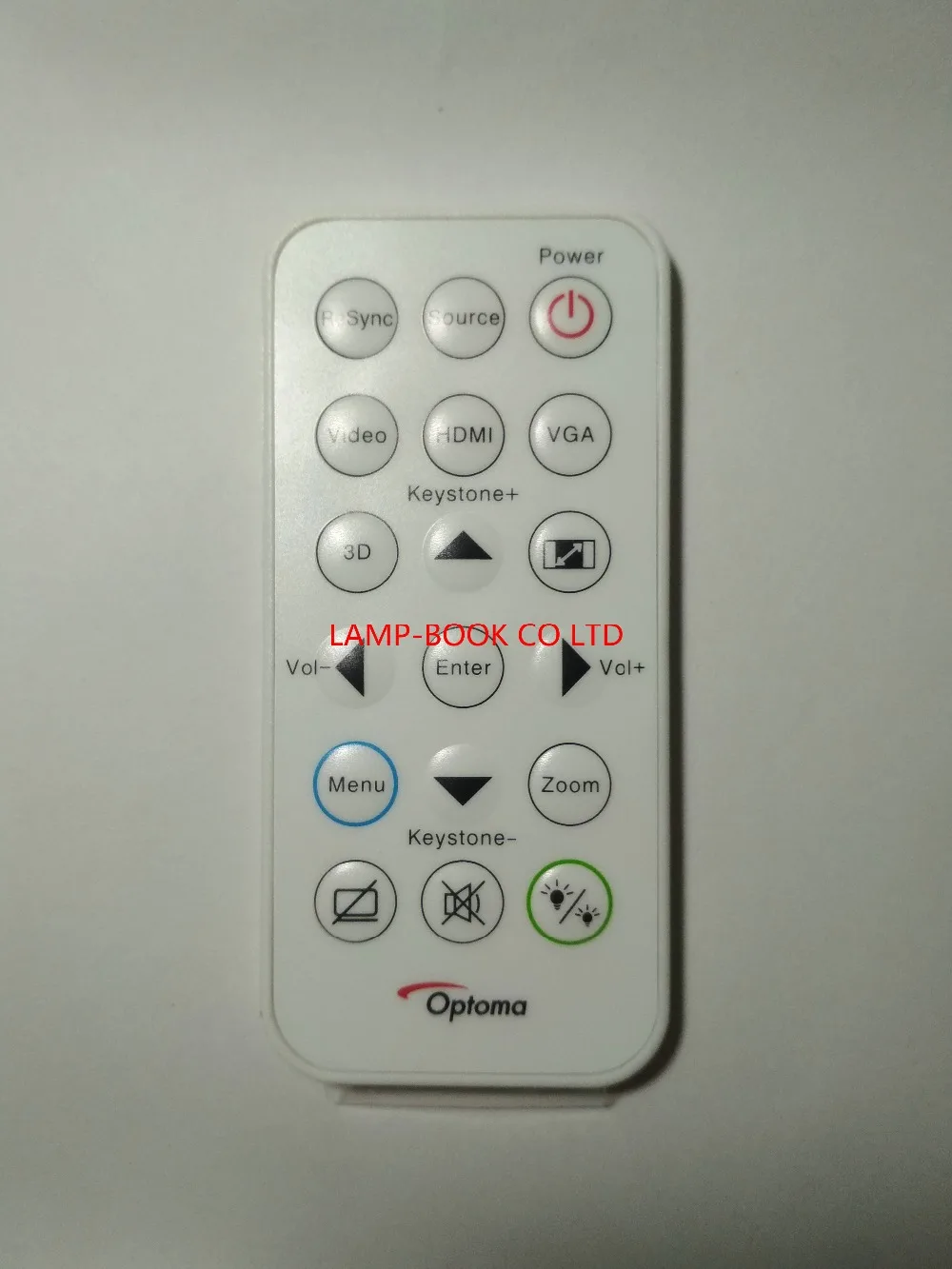 

NEW ORIGINAL REMOTE CONTROL FOR OPTOMA X316 S316 W316 S312 W312 X312 OAS191 DM2015 PROJECTOR