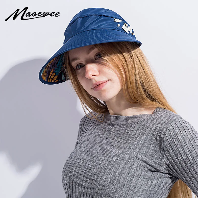 New Fashion large brimmed sun hats Foldable women sun hats Self tie Bow women's hat Summer Beach
