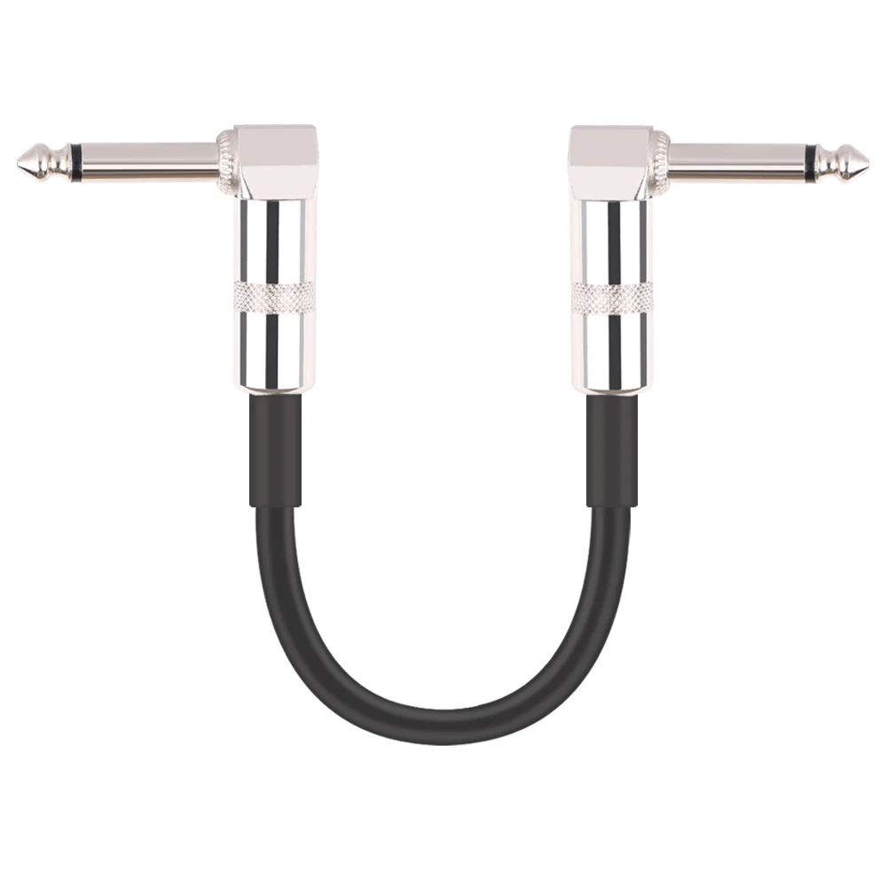 Donner 1/3/6Pcs Guitar Pedal Cable Patch 15cm 1/4 Inch Right Angle Audio Connector Instrument Jumper Cables Guitar Accessories Donner 1/3/6Pcs Guitar Pedal Cable Patch 15cm 1/4 Inch Right Angle Audio Connector Instrument Jumper Cables Guitar Accessories