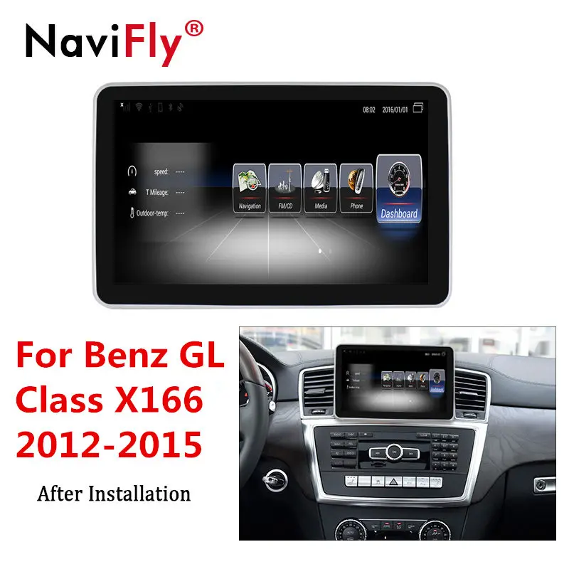 9 inch Car radio Новинка! 3+ 32G 4G LTE wifi Android 7,1 автомобильный Радио мультимедийный плеер gps навигация для Mercedes Benz GL-Class X166 2012- NTG 4,5 - Цвет: 9 inch Car radio