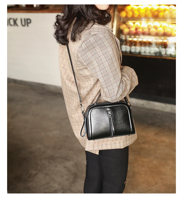 Ретро мода Корейская версия сумки через плечо для женщин маленькая квадратная сумка на плечо женские кожаные сумки через плечо