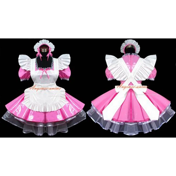 Popularne Sissy Dresses- Kupuj Tanie Sissy Dresses Zestawy Od Darmowa wysyłka sexy sissy maid dress pvc dress różowy uniform cosplay costume zamykane wykonane na zamówienie - Popularne Sissy Dresses- Kupuj Tanie Sissy Dresses Zestawy Od