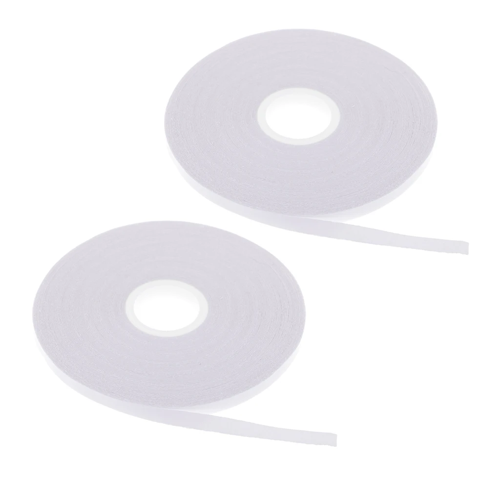  2Pcs Double Sided Adhesive Tape for Sewing Quilting Wash Away Tape 20 Meters, 6mm