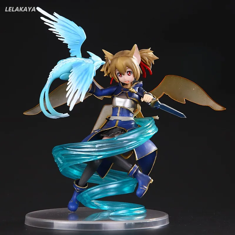 16 см аниме Sword Art Online II Ayano Keiko & Bina Silica ALO версия модели 1/8 Масштаб Окрашенные ПВХ