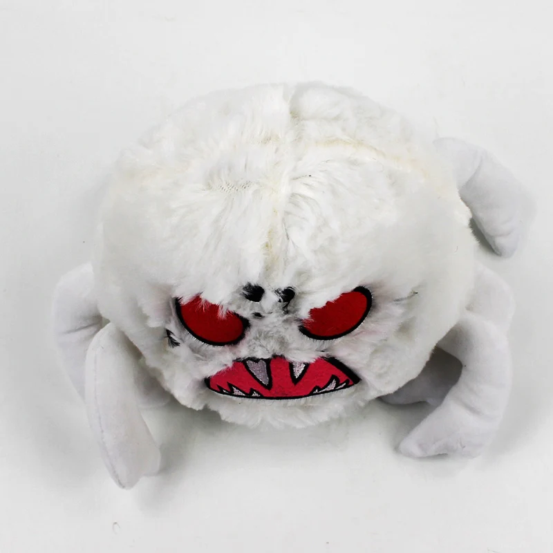 2Styles 16cm Plush Toy White Black Spider Shadow Spider Stuffed Animal Doll Toys - Цвет: white opp bag