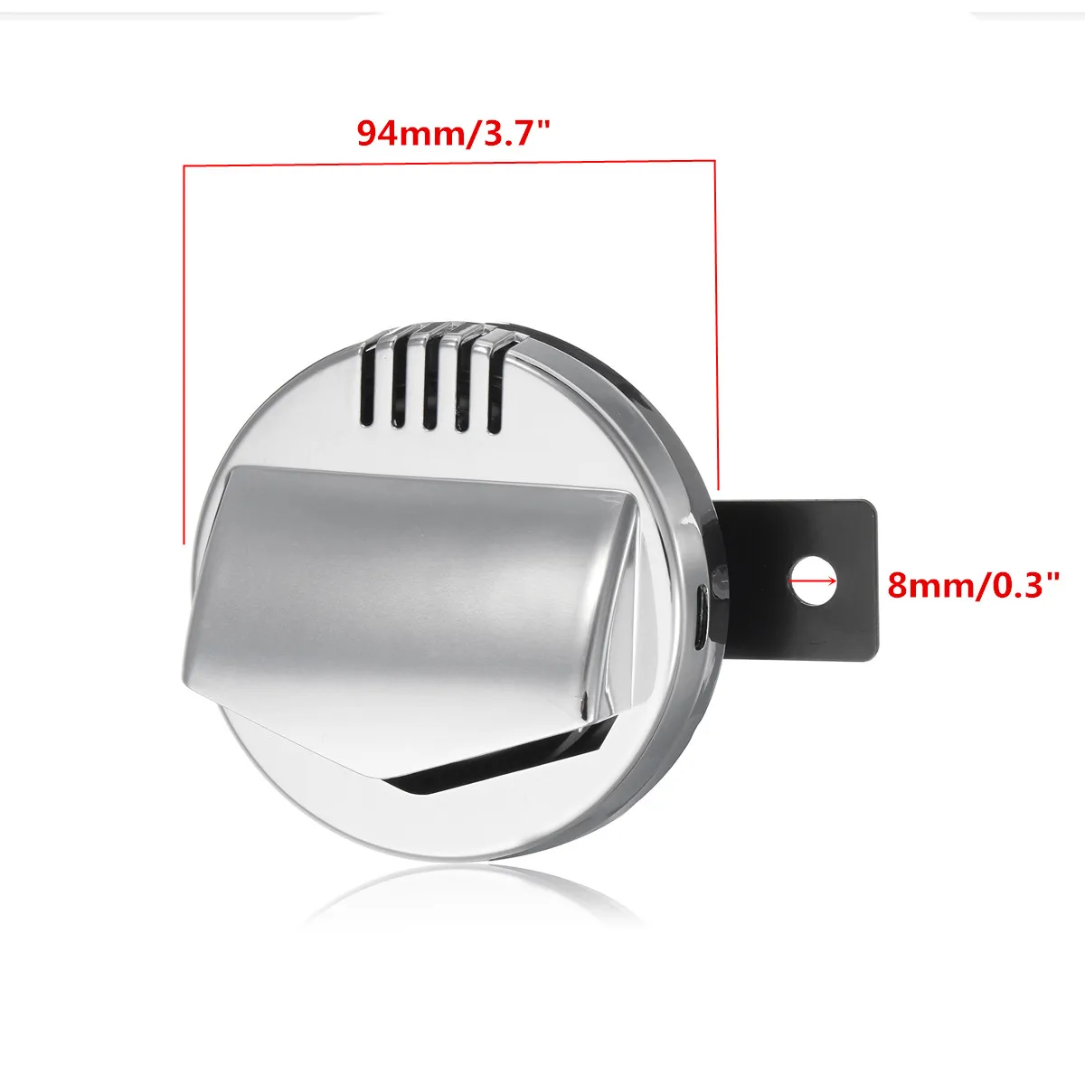 Mofaner Retro Motorcycle Electric Horn Chrome Super Loud 110DB 12V 2A Horns For Kawasaki Cafe Racer Mofaner Retro Motorcycle Electric Horn Chrome Super Loud 110DB 12V 2A Horns For Kawasaki Cafe Racer