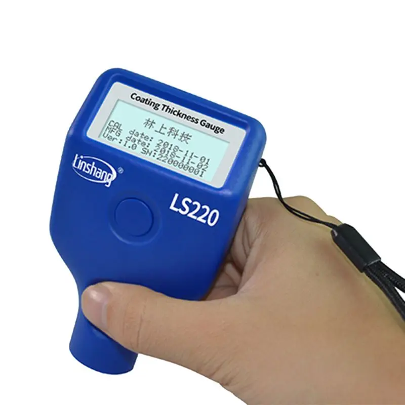 

Paint Coating Thickness Tester 0-2000um 0.1um Fe NFe Probe Gauge LS220 for Auto Car