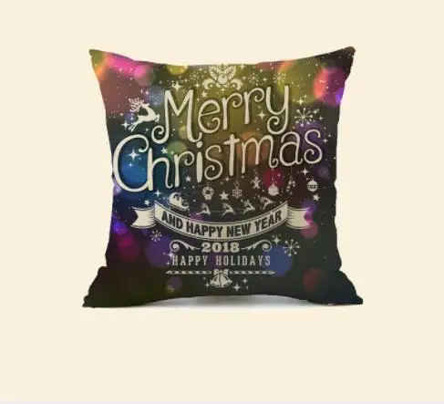 Подушка хлопковая Подушка Санта-Клаус праздничный подарок Автомобильная подушка для дивана