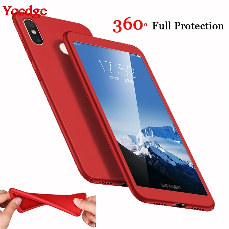 

360 Full Protection TPU Case For Xiaomi Redmi 4X 5 Plus 5A 6A S2 Note 4 4X 5A 5 6 7 Pro Capa Mi A1 5X A2 6X 6 8 Lite SE F1 Cover