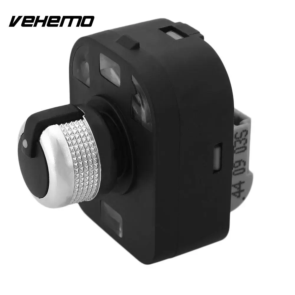 Vehemo Auto Car Vehicle Side Rearview Mirror Control Knob Switch Fit