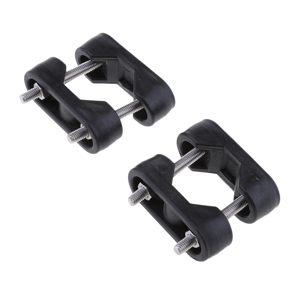 

2Pcs Marine Boat Nylon Rail Mount Bracket Fits for 7/8" to 1" Tube