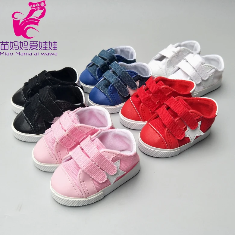 

7.5cm doll shoes sneackers For 18 inch doll sport shoes, 17 inch baby doll shoes