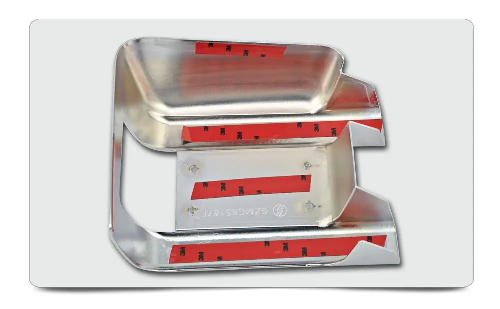 Chrome ABS Towing Mirror Cover For Ford F250 F350 Super Duty 2008 to 2015 Lower Half With Turn Light Signal Hole f
