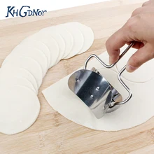 KHGDNOR пресс для теста из нержавеющей стали Пельменный пирог форма для выпечки Кондитерские инструменты для приготовления выпечки Кондитерские инструменты машина для приготовления клецки 90 мм