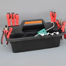 50x33x22 см Многофункциональный пластиковый портативный ящик для хранения деталей коробка переносные инструменты винт гаечный ключ электрик большой Автомобильный ремонтный чехол