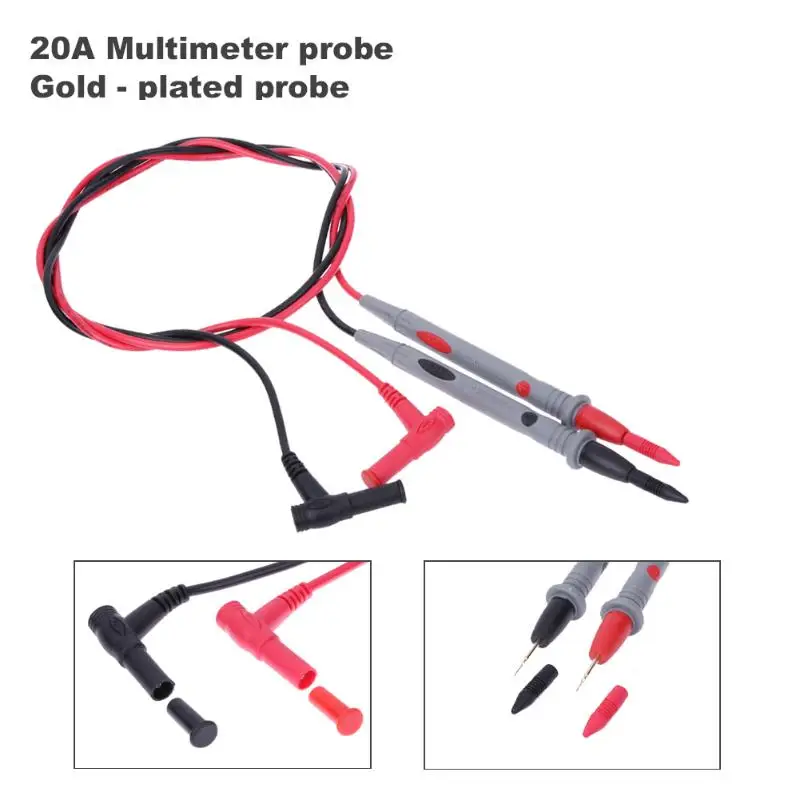 1 пара универсальные Щупы для цифрового мультиметра 20 А|wire pen|probe test leadslead probe |