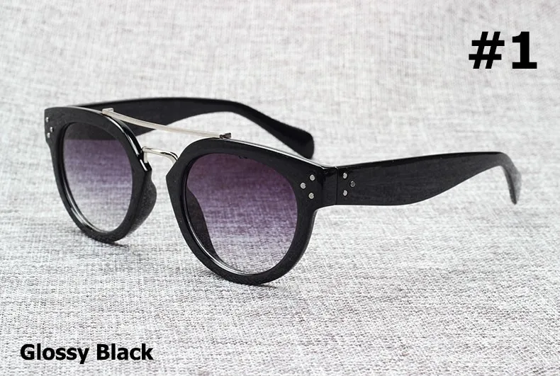 JackJad мода двойной мост 41043 Симпатичные Солнцезащитные очки женские фирменный дизайн классические Винтажные Солнцезащитные очки Oculos De Sol Feminino - Цвет линз: 1